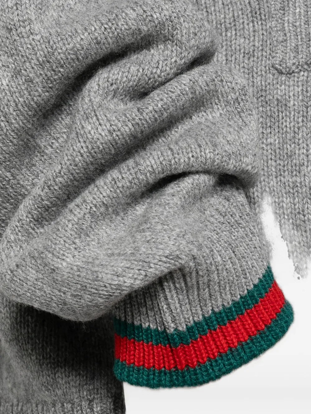 Cardigan L/S POLO/NK CRDGN URBAN GREY/MC 848257 XKE92 1084 1084 GUCCI