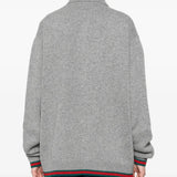 Cardigan L/S POLO/NK CRDGN URBAN GREY/MC 848257 XKE92 1084 1084 GUCCI