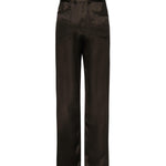 Pantaloni in cotone con cintura 1514250000 BROWN MAGDA BUTRYM