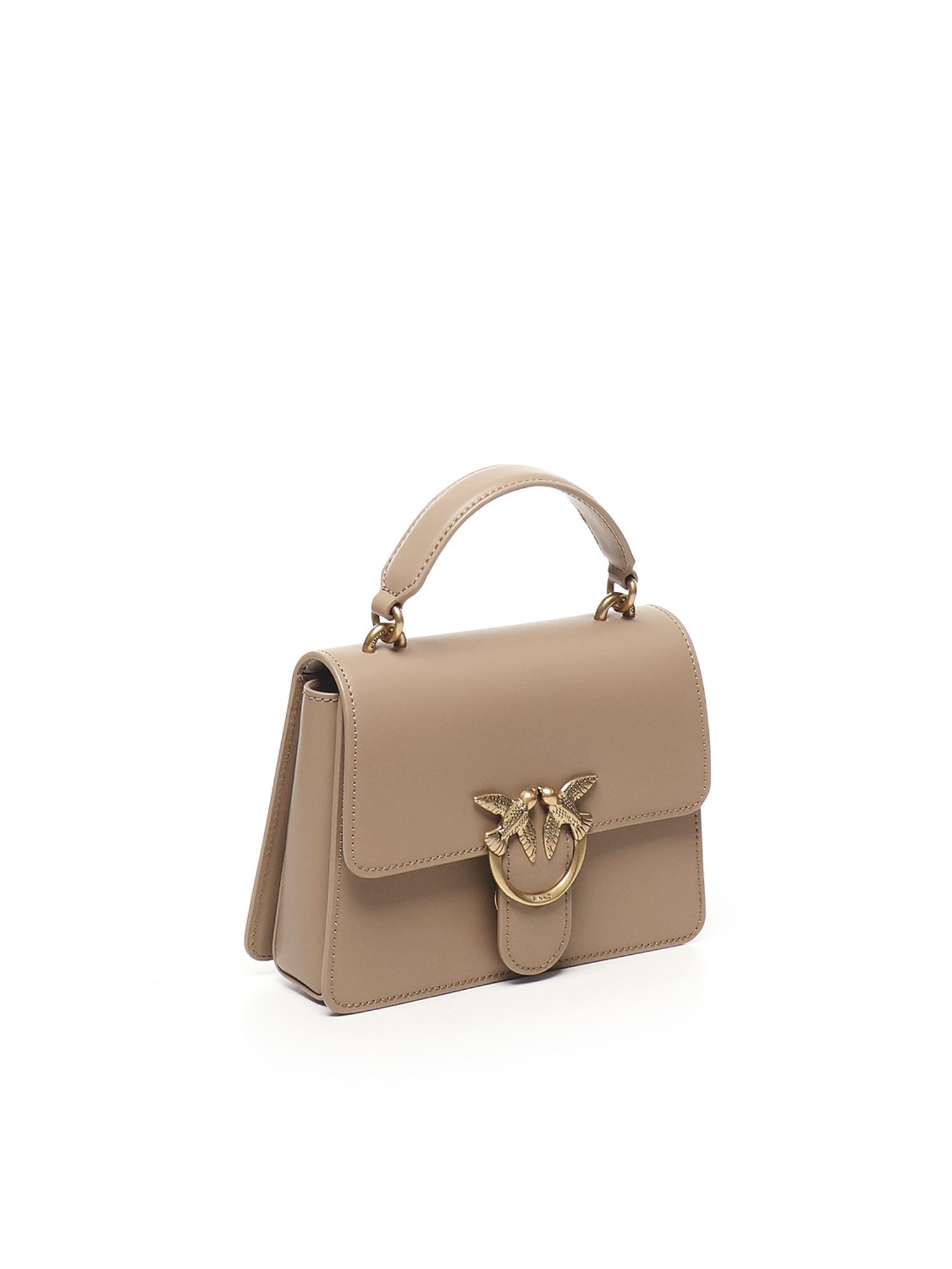 Borsa Love Bag in pelle 100071 A0F1D01Q PINKO