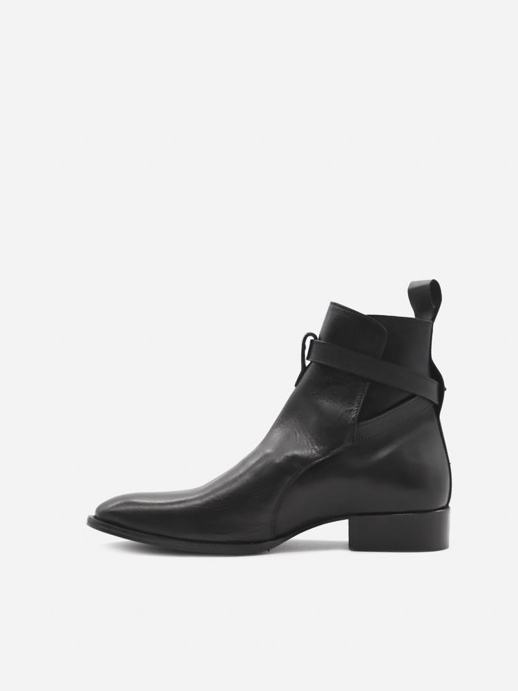 Stivaletti Flash in pelle 3126 7126 CALF BLACK GIULIANO GALIANO