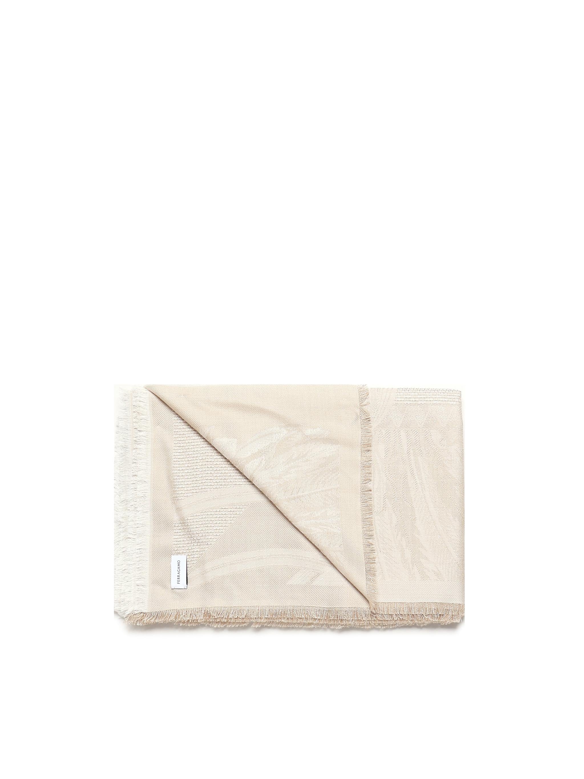 Stola in seta e cashmere 321166 785351004 FERRAGAMO