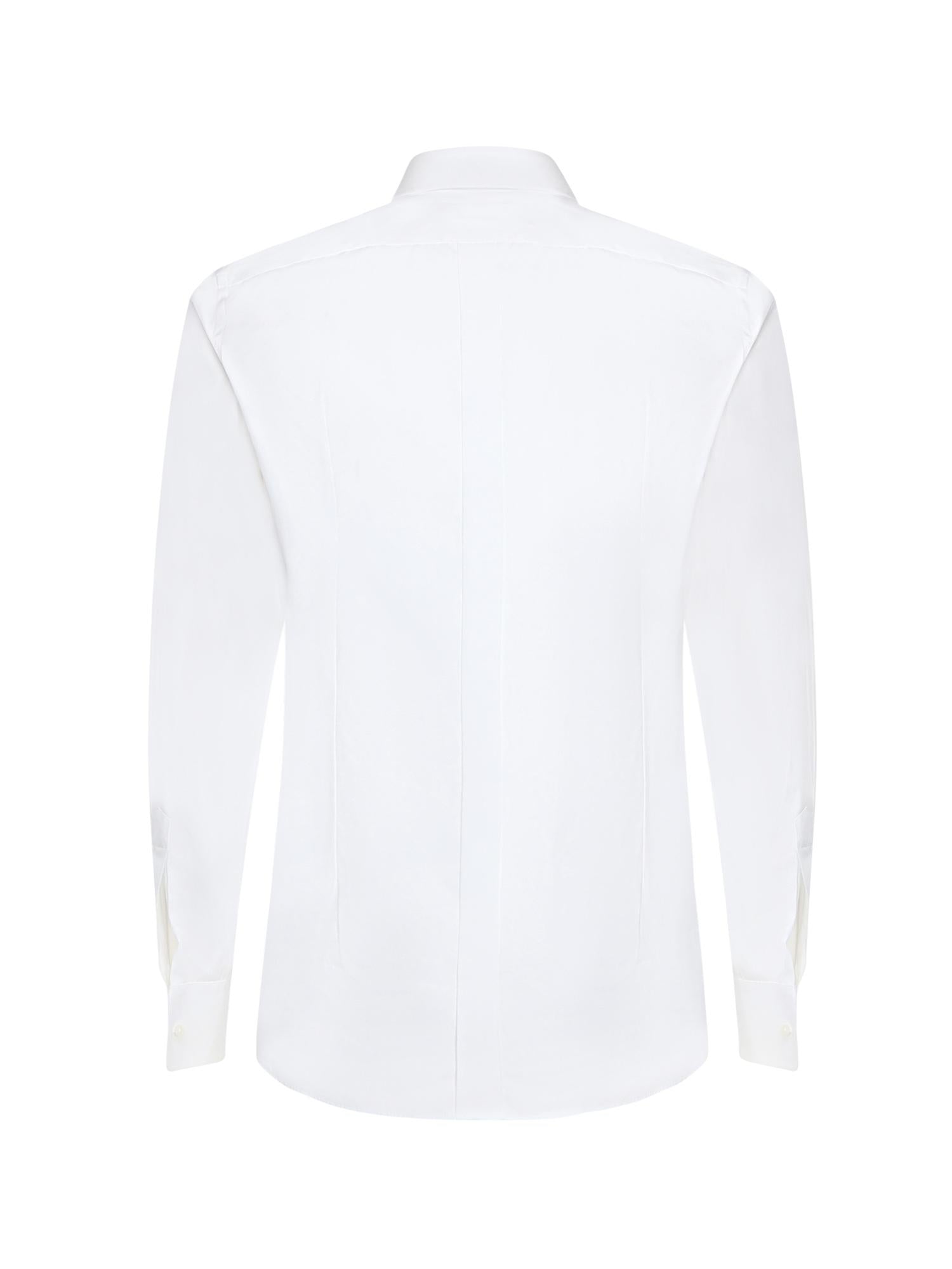 Camicia tuxedo in popeline di cotone G5EN5T FU5U8W0800 DOLCE & GABBANA