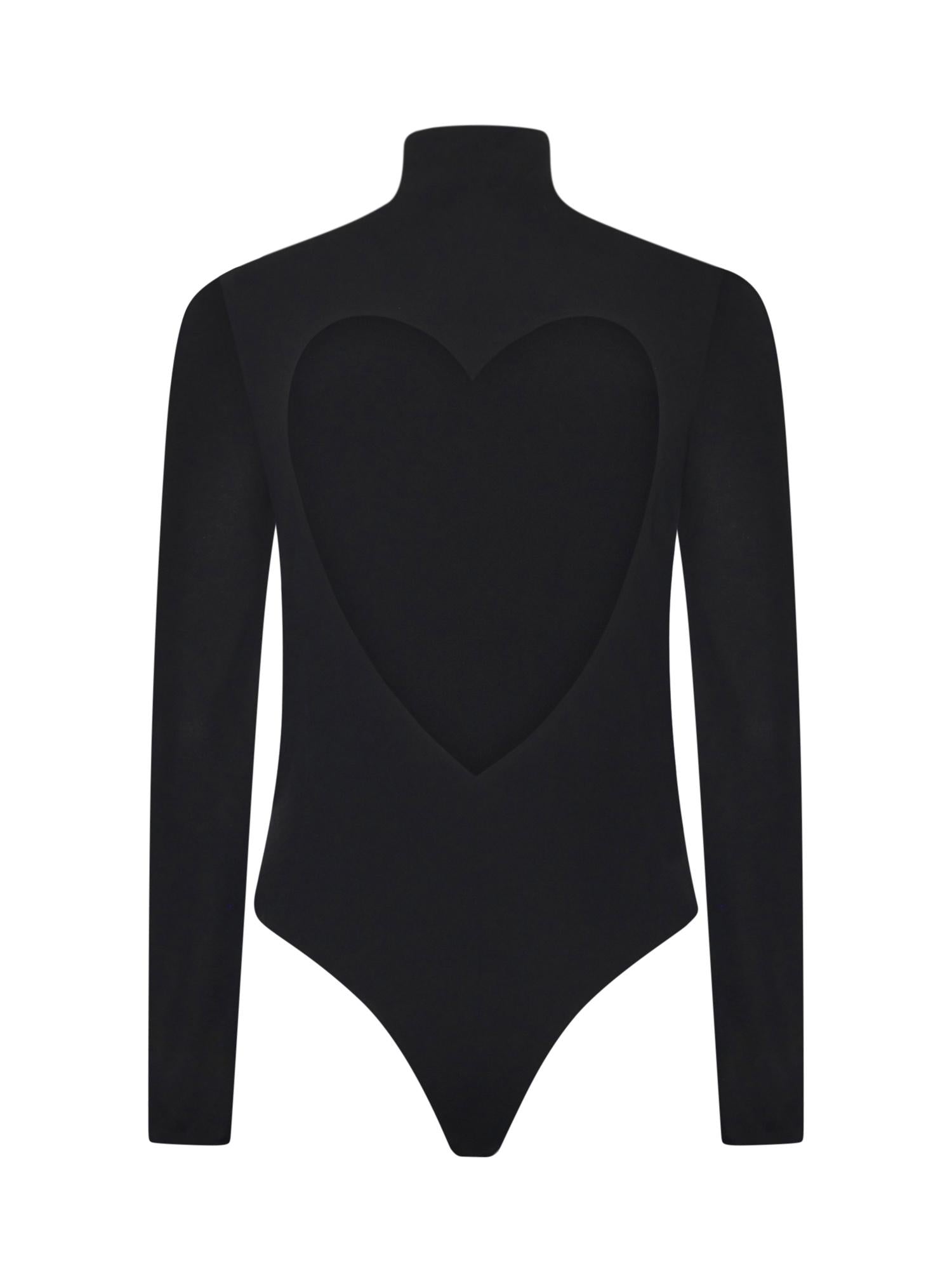 Body Heart in jersey AA9B0400J070B 995 ALAIA