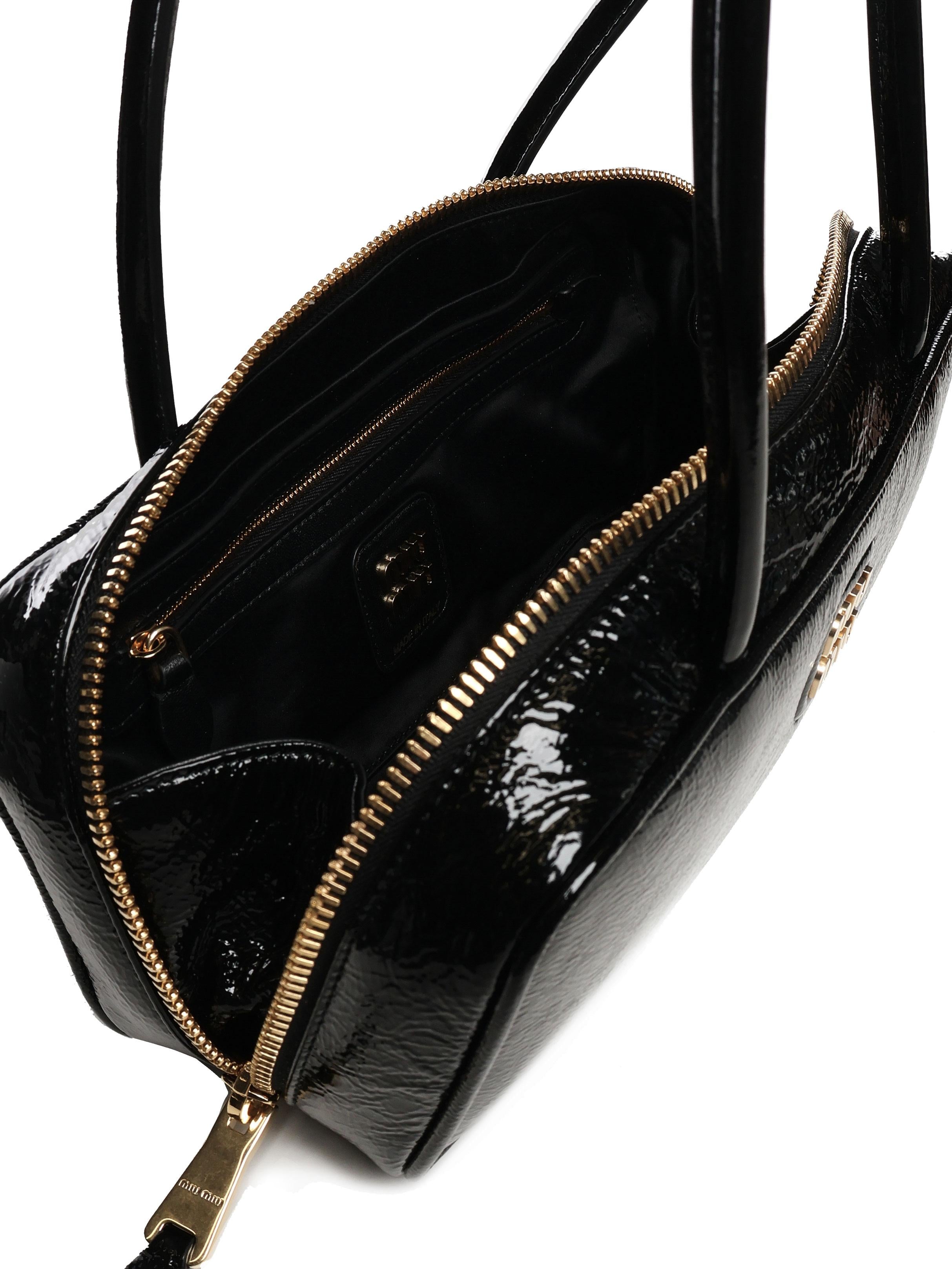 Borsa Beau in vernice naplak 5BB173 ADNTF0002 MIU MIU