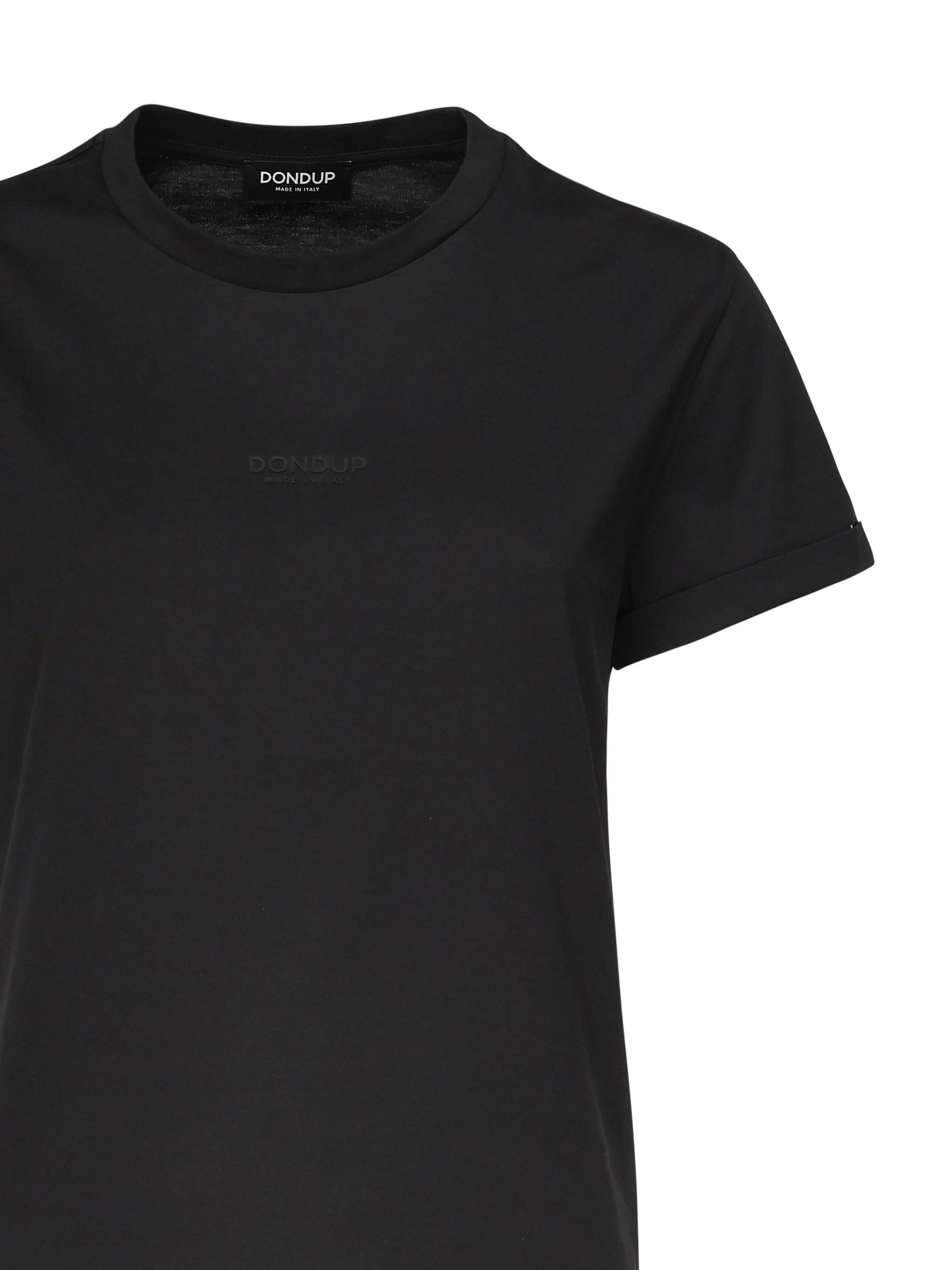 T-shirt regular con logo DS039 JF0271DDU6999 DONDUP