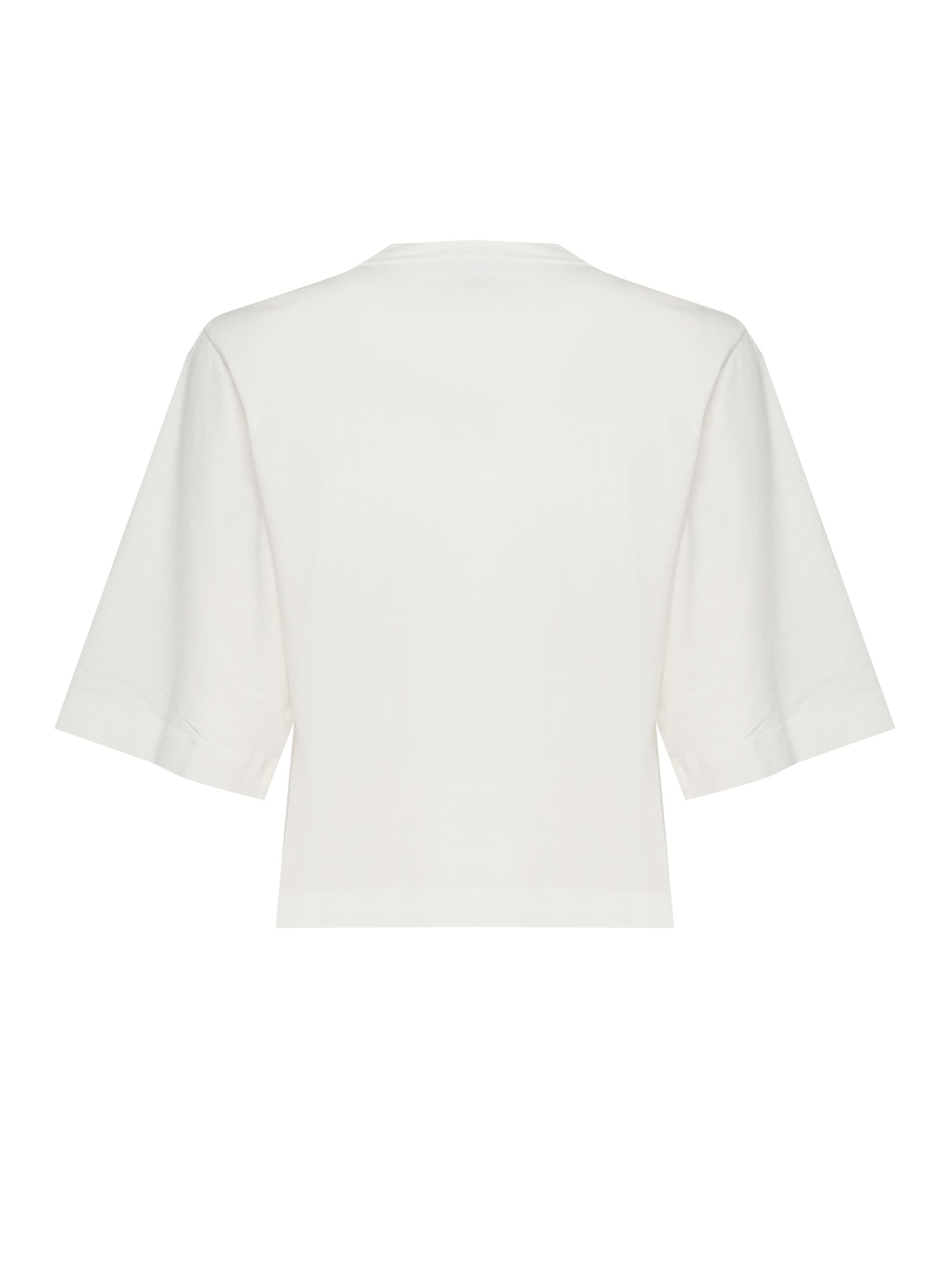 T-shirt crop con logo 104604 A2CSZ05 PINKO