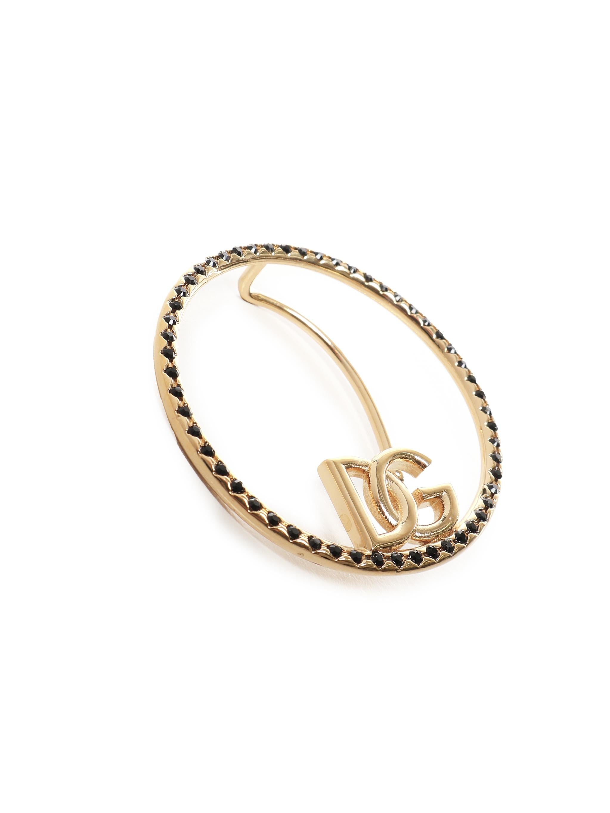Orecchini ear cuff con logo e strass WEP2L4 W1111ZOO00 DOLCE & GABBANA