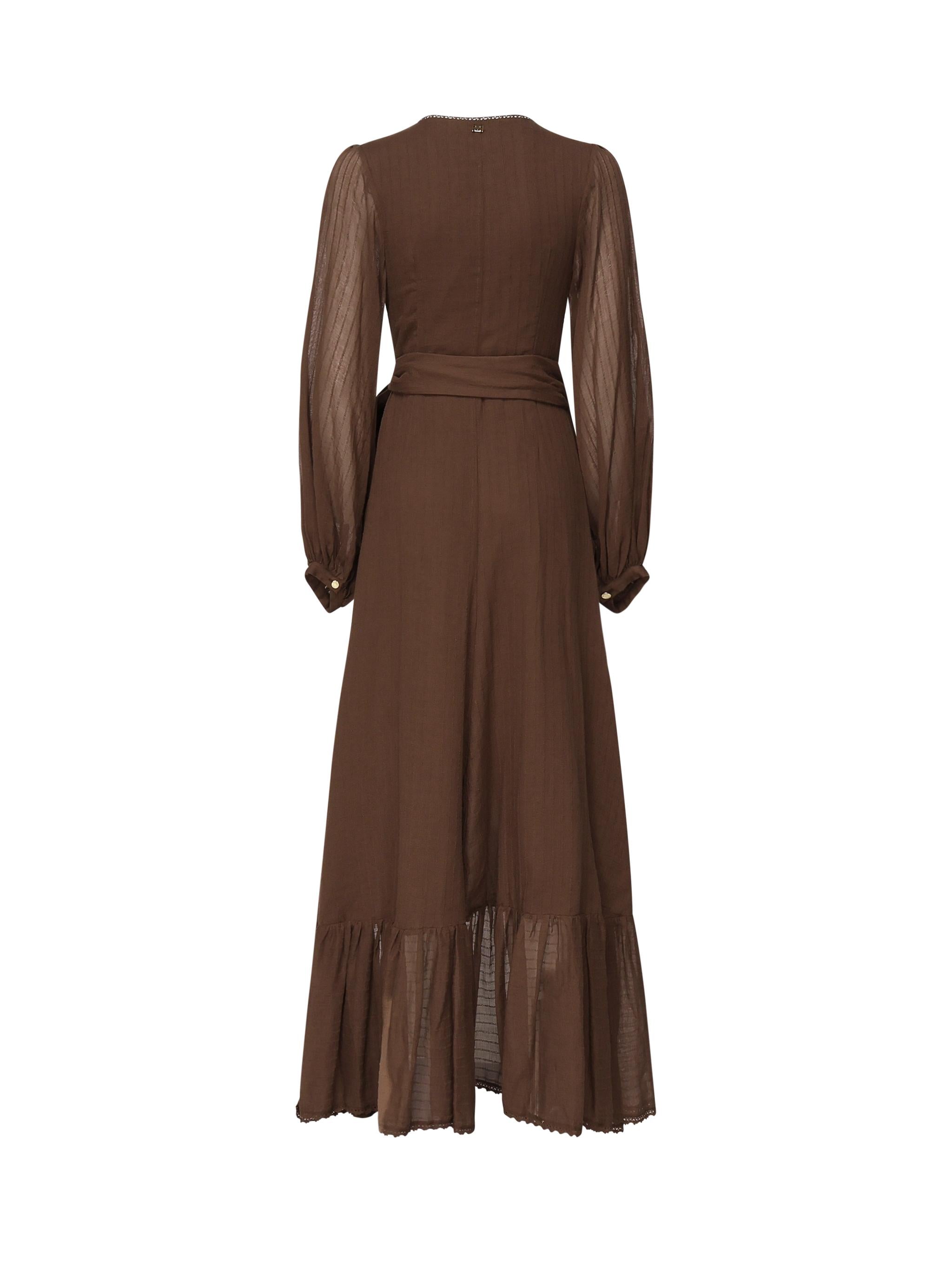 Abito lungo Elsa fit and flare 5GGK53 7317AA14C MARCIANO BY GUESS