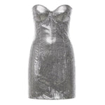 Abito strapless in rete F60EQT GDDHGS0998 DOLCE & GABBANA