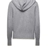 Cardigan con zip in lana e cashmere 105491 A2Q9II2 PINKO