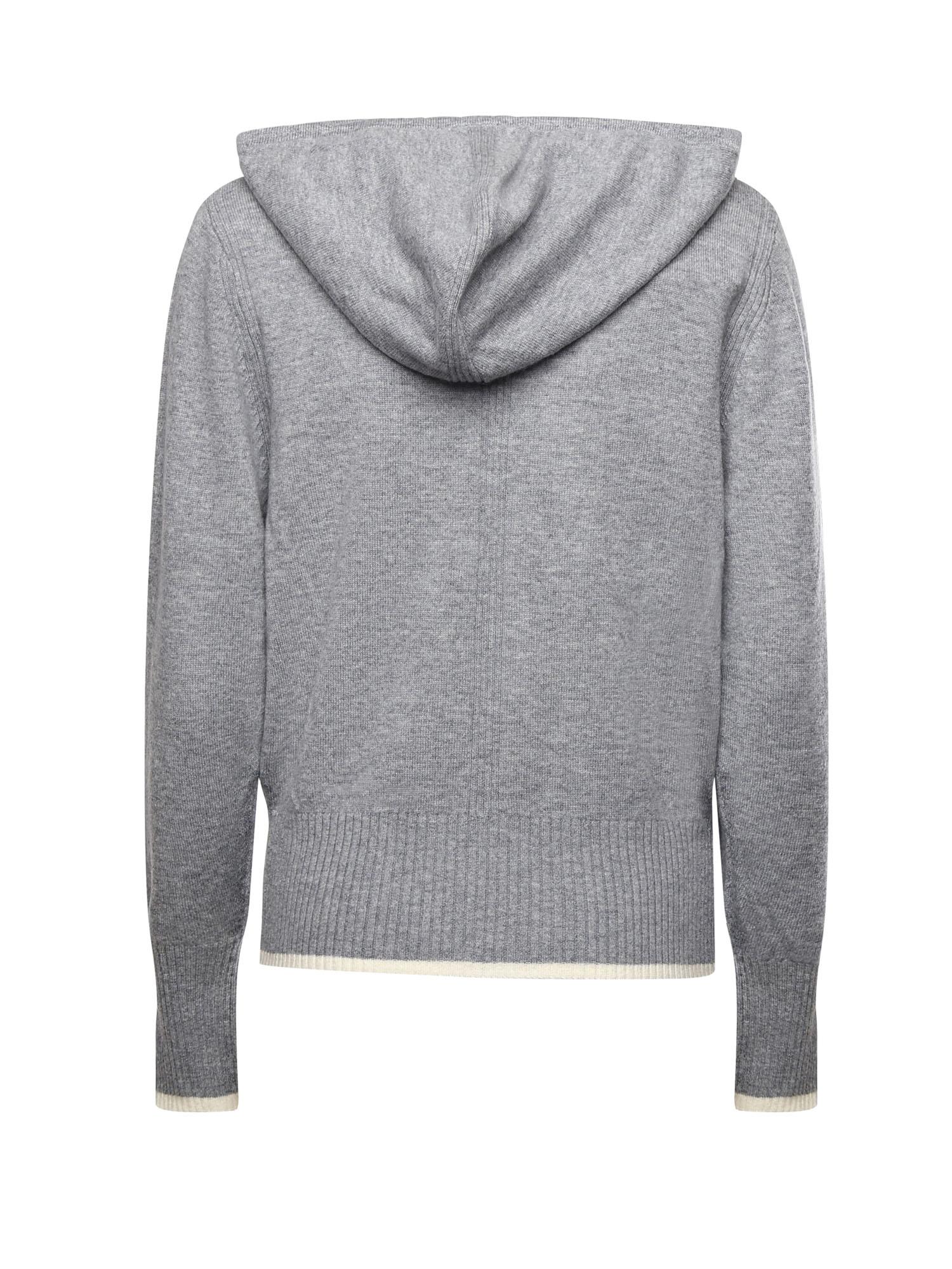 Cardigan con zip in lana e cashmere 105491 A2Q9II2 PINKO