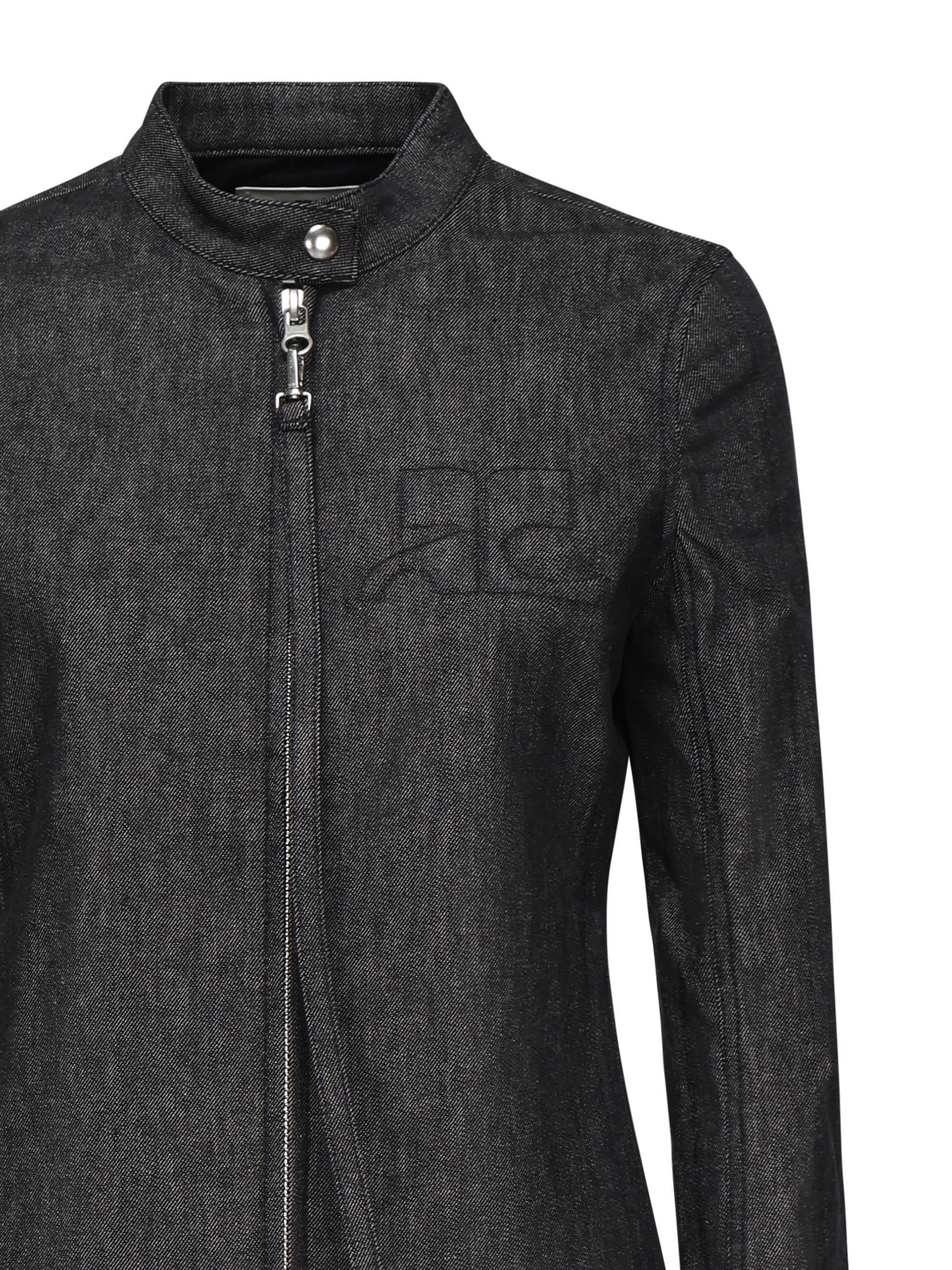 Giacca City in denim 225DBL285DE0035 9011 COURREGES