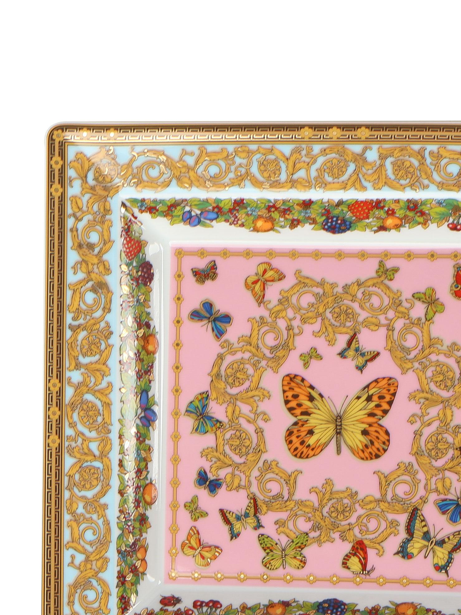 Piatto vassoio Le jardin 1408510291225822 VERSACE HOME