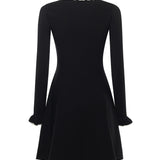 Abito in maglia con volant 7B3KD13Y 9K50NA VALENTINO GARAVANI