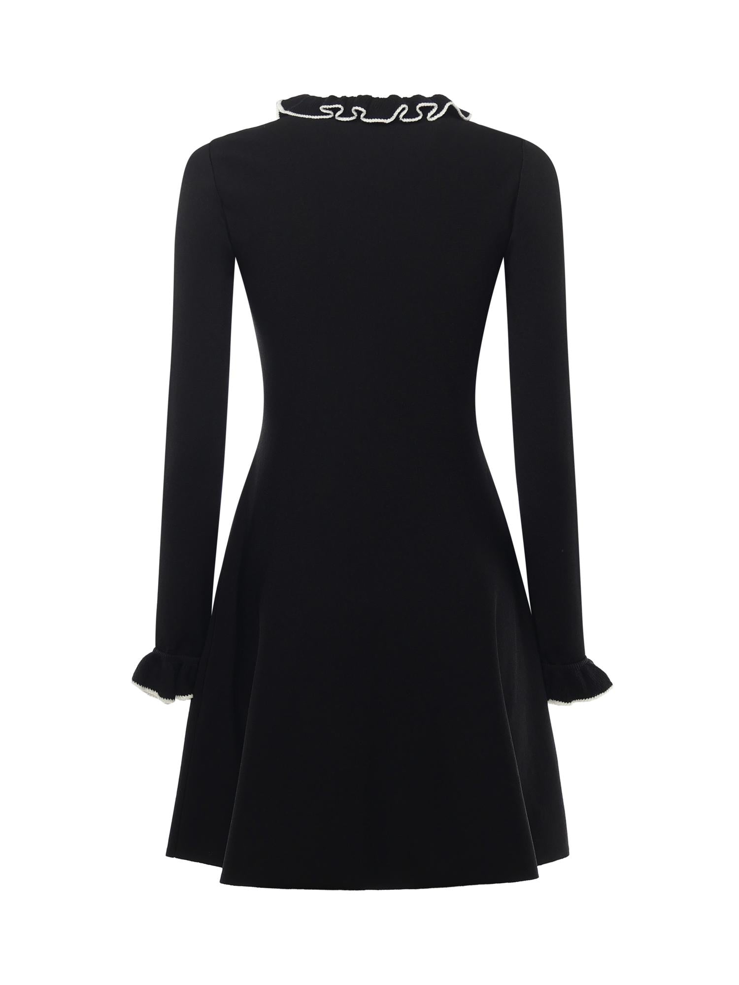 Abito in maglia con volant 7B3KD13Y 9K50NA VALENTINO GARAVANI