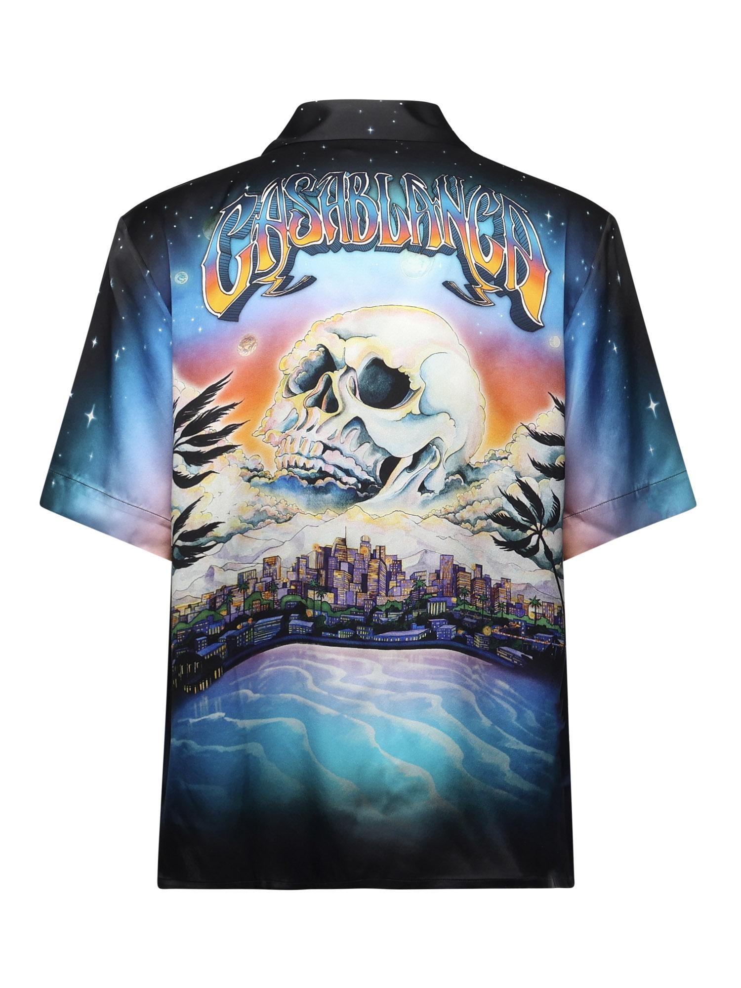 Camicia "La Prémonition" in seta UMS25SH03 04 CASABLANCA