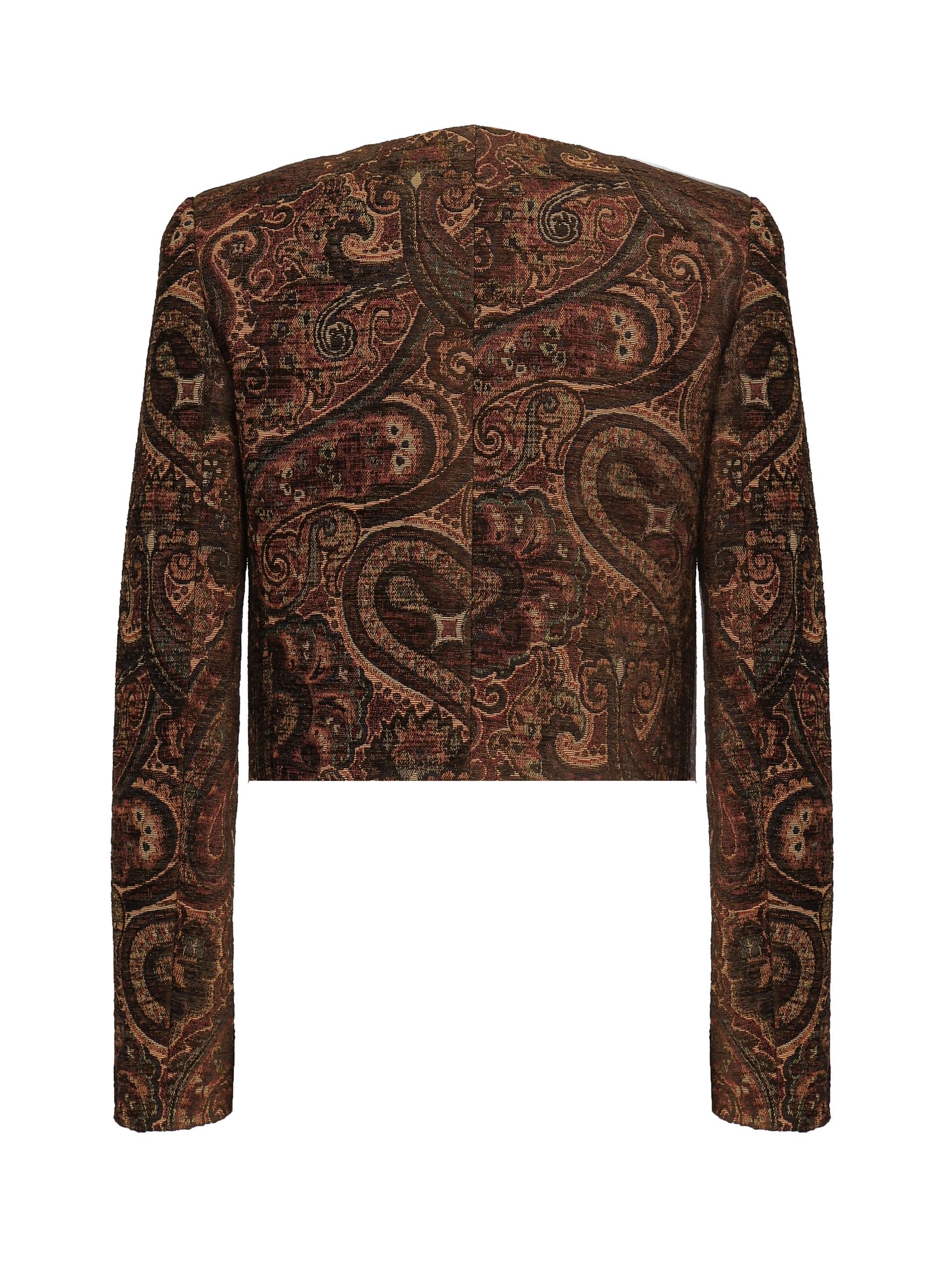 Giacca cropped jacquard CHC25AVE20282 69A CHLOÉ