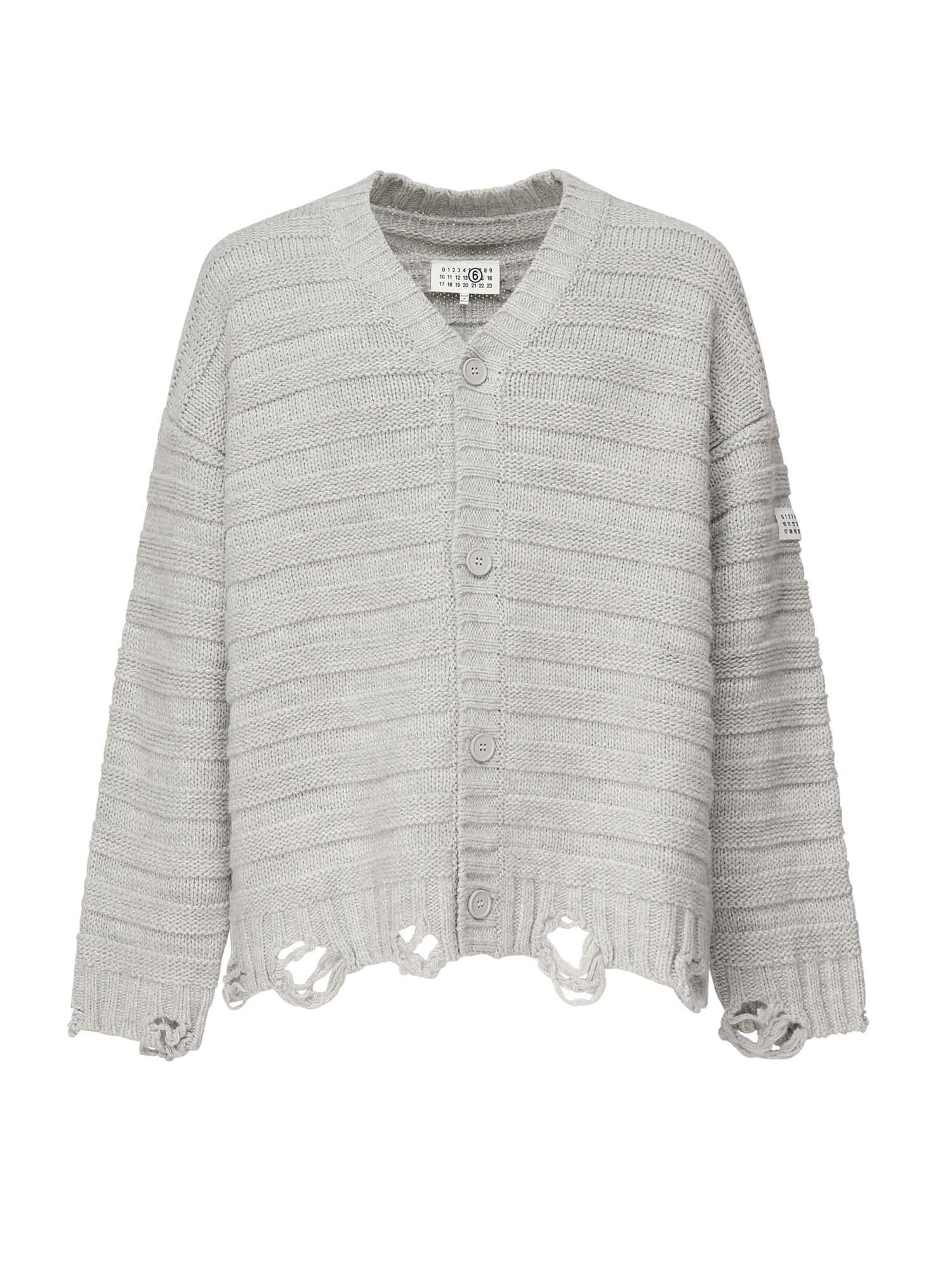 Cardigan in lana SH0HP0005 M13040857M MM6 Maison Margiela