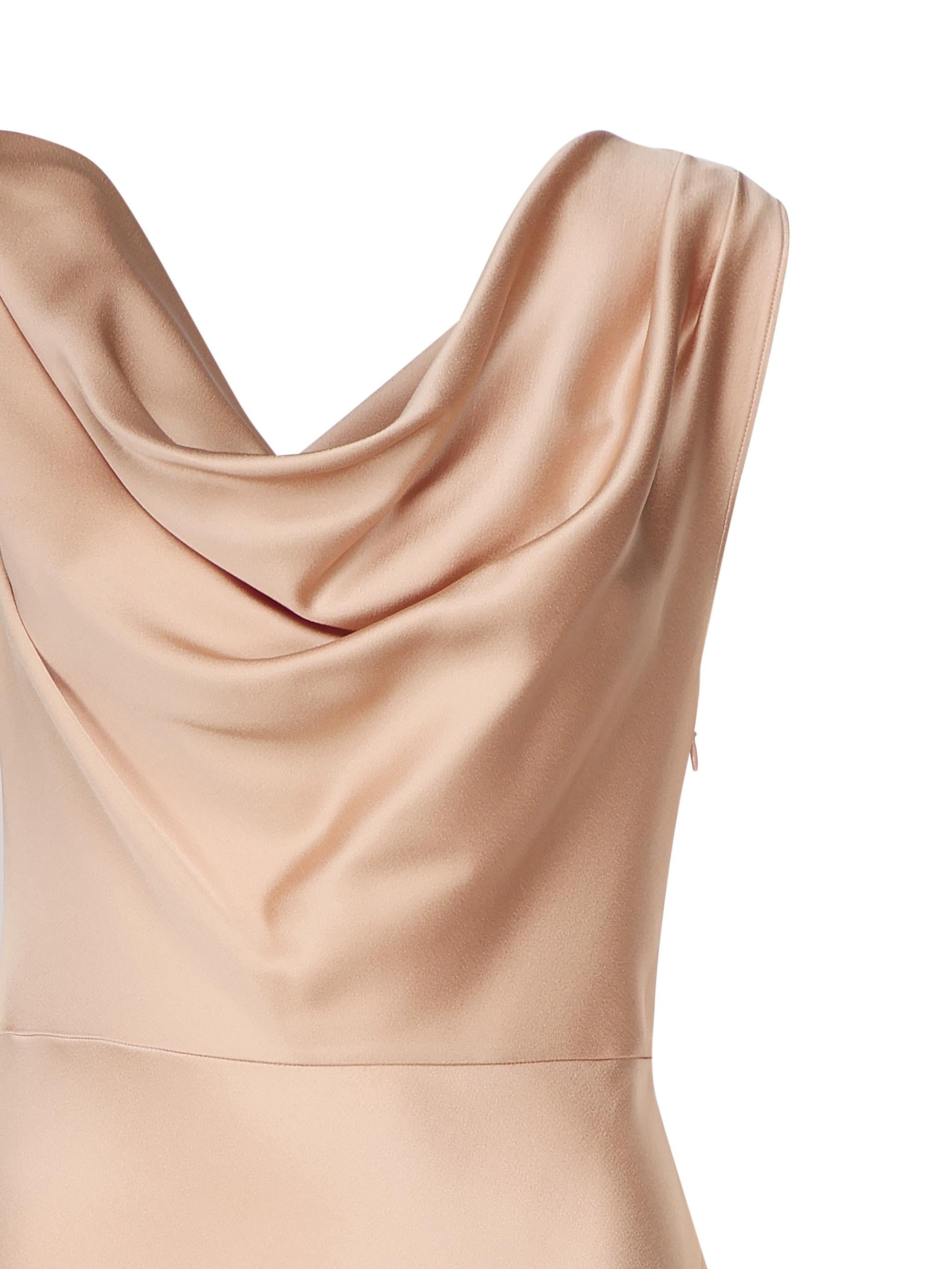 Abiti midi in satin lucido 2A559A N0145 BLUMARINE
