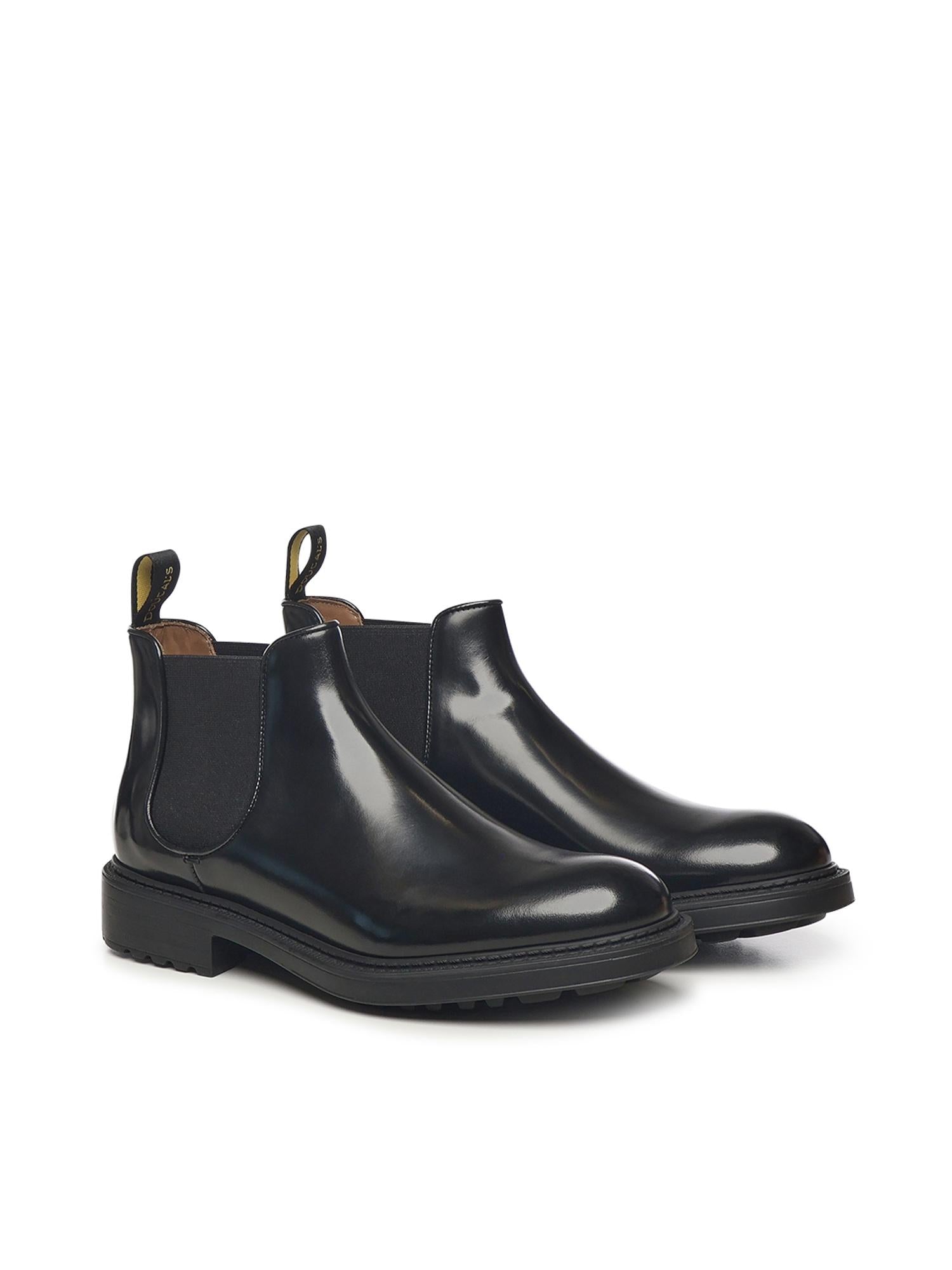 Stivaletto Chelsea in pelle DU1329HENRUF007 NN00 DOUCAL'S