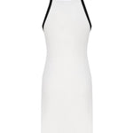 Abito in cotone con bretella a cinturino 124JR0364JS0070 -0098 COURREGES