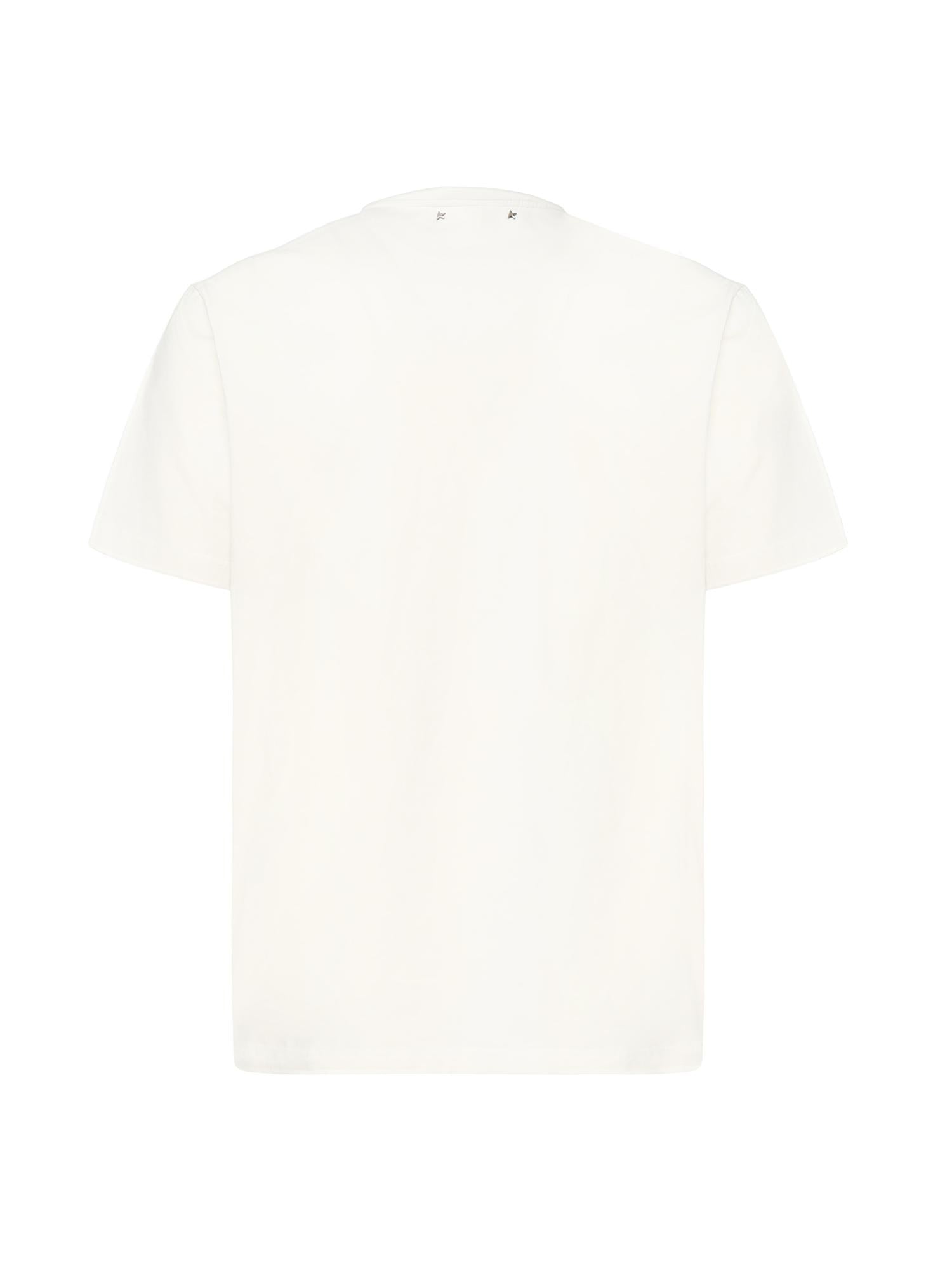 T-shirt in cotone con stampa<BR/> GMP01220 P00225411616 GOLDEN GOOSE