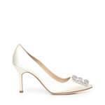Décolleté Hangisi in raso 9XX0317 1309 MANOLO BLAHNIK