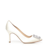 Décolleté Hangisi in raso 9XX0317 1309 MANOLO BLAHNIK