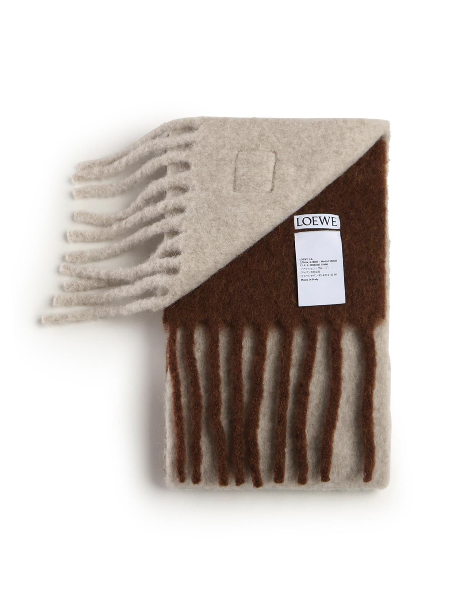 Sciarpa in misto lana e alpaca FSA7SS1W01 1225 LOEWE