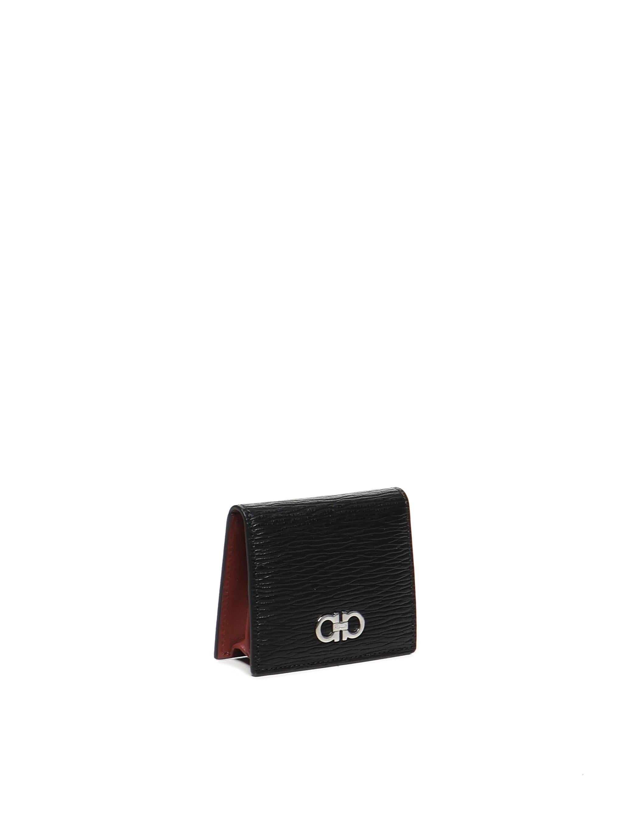 Portafoglio Gancini in pelle goffrata 66A137 688857006 FERRAGAMO