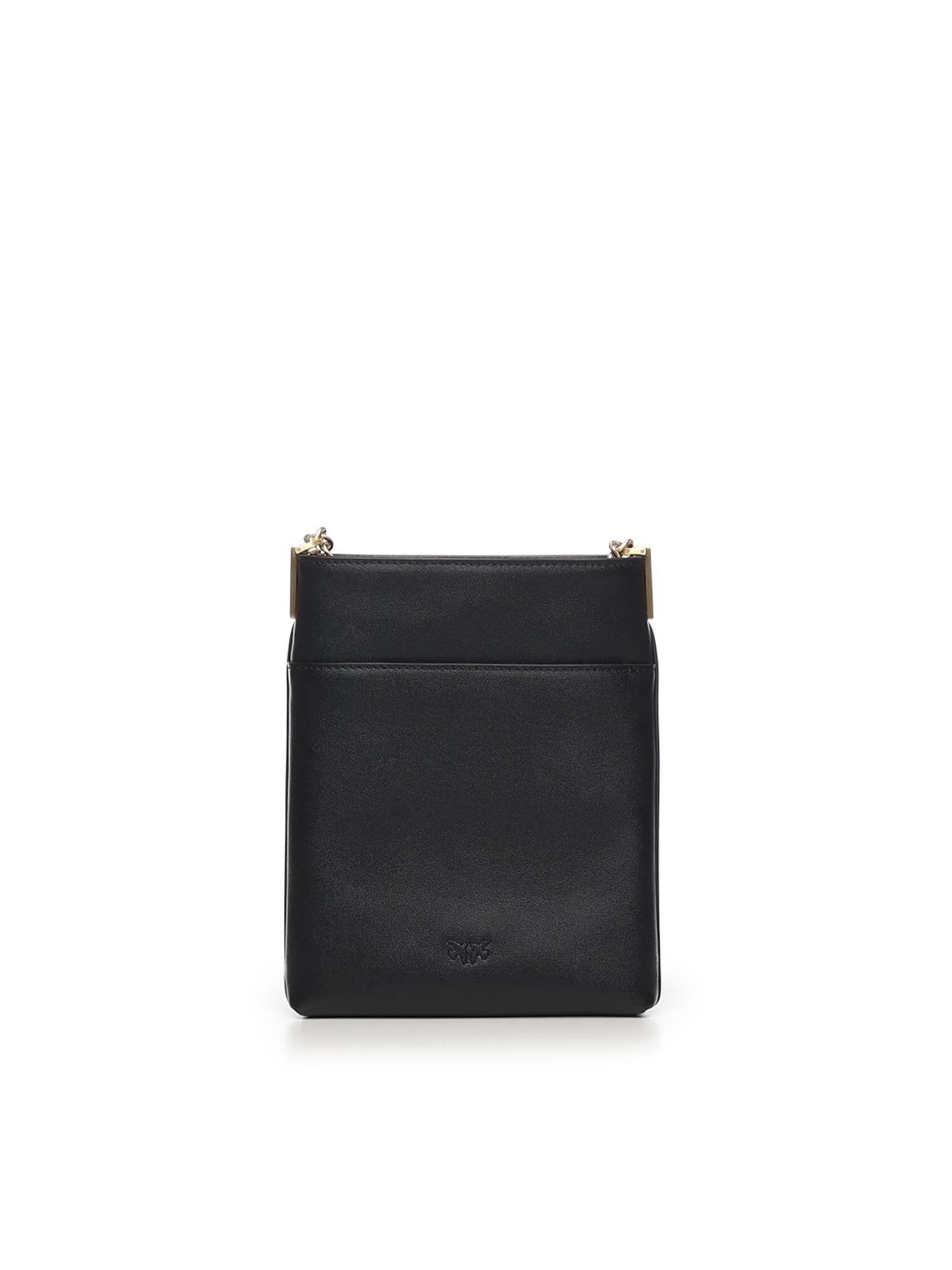 Borsa a tracolla con logo 105352 A0QOZ99V PINKO