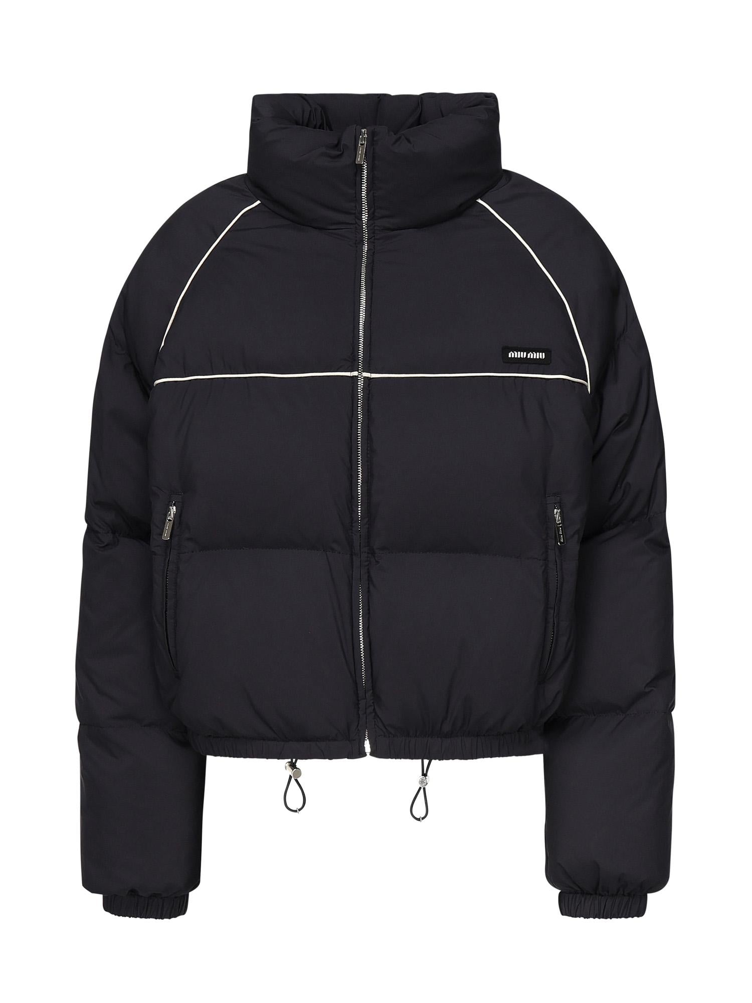 Giubbotto imbottito con logo ML1309 158AF0008 MIU MIU