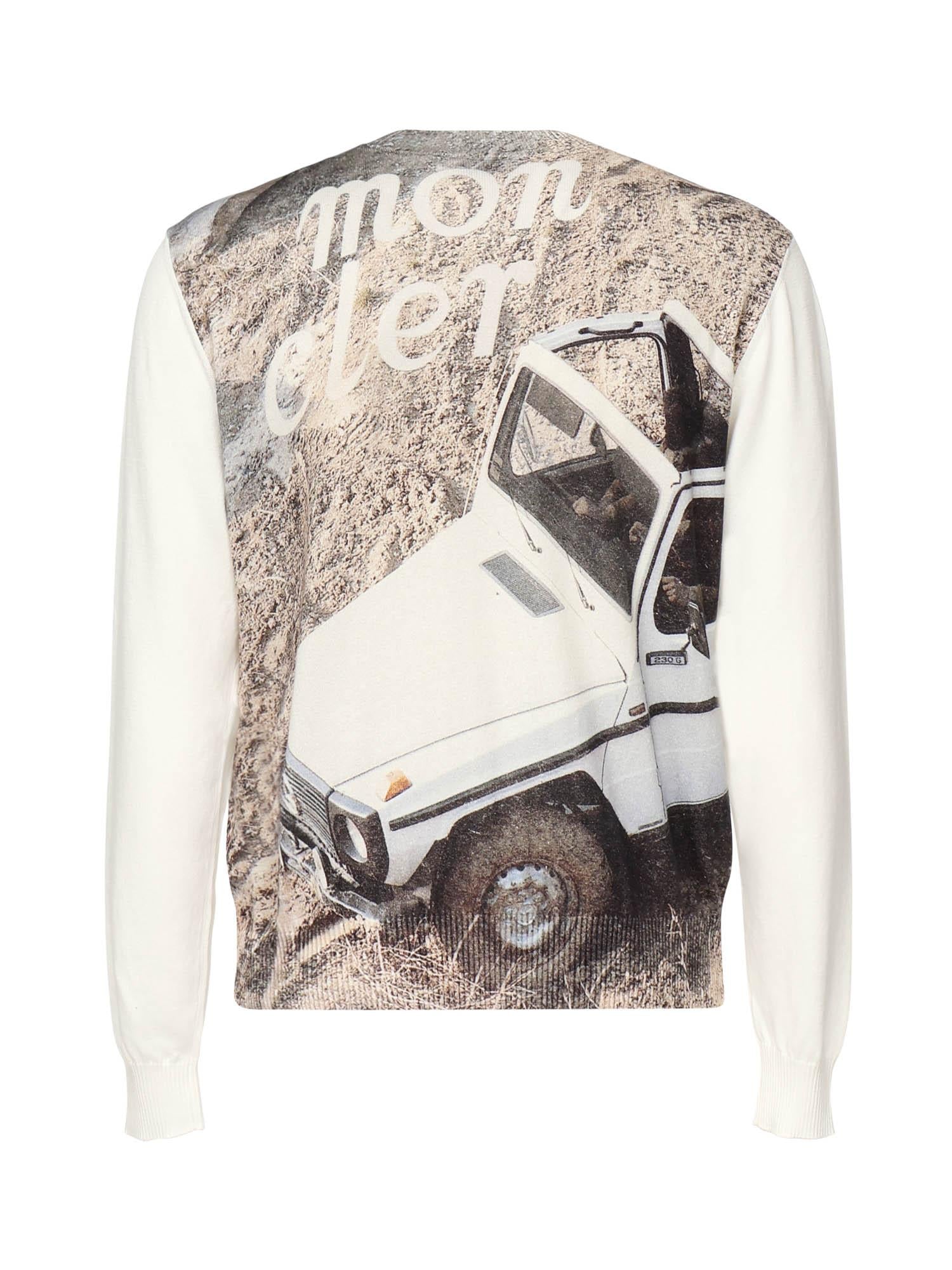 Maglione con logo Moncler x Mercedes-Benz by NIGO<BR/> K14019C00004 M1113034 MONCLER