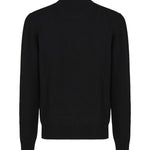 Maglia girocollo in lana con etichetta logata GXO39T JEMQ4N0000 DOLCE & GABBANA