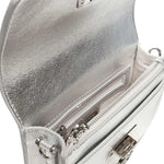 Borsa Party con logo 73BS9F002MET PARTYARGENTO V° 73