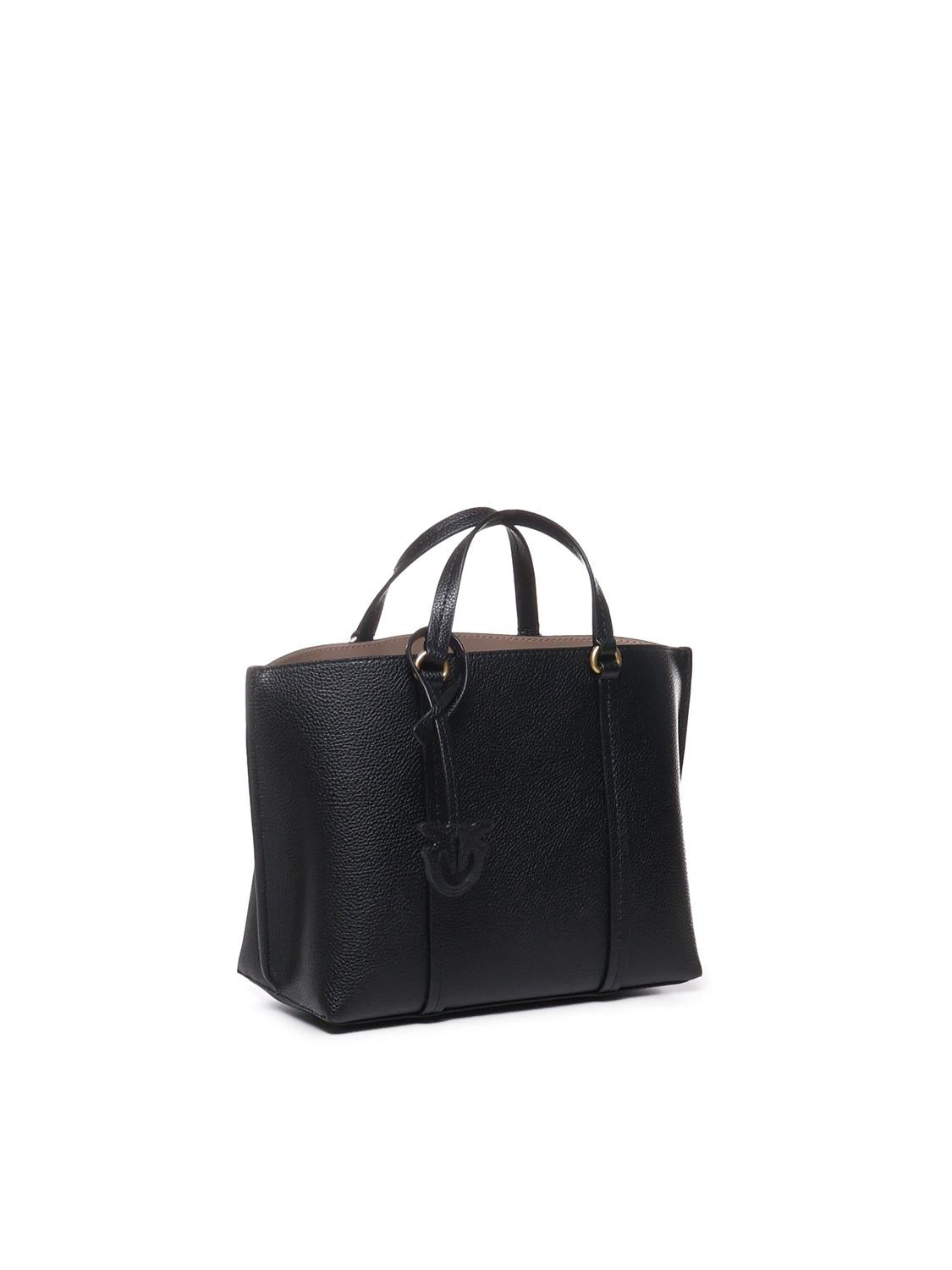 Borsa shopper Classic in pelle bottolata 102833 A1LFZ99Q PINKO