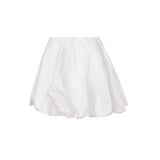 Minigonna balloon in popeline 105183 A2LDZ04 PINKO