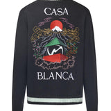 Cardigan Casa Mountain Temple in lana MPF25KW100101 CASABLANCA