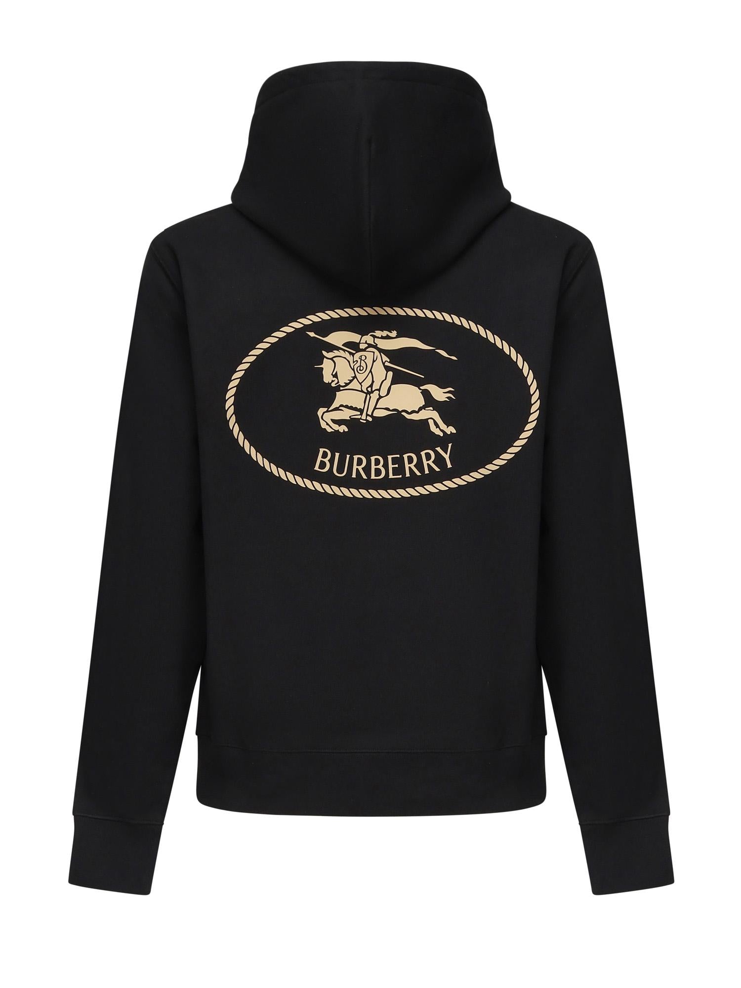 Felpa Knight Stamp con cappuccio in cotone 8112807 A1189 BURBERRY