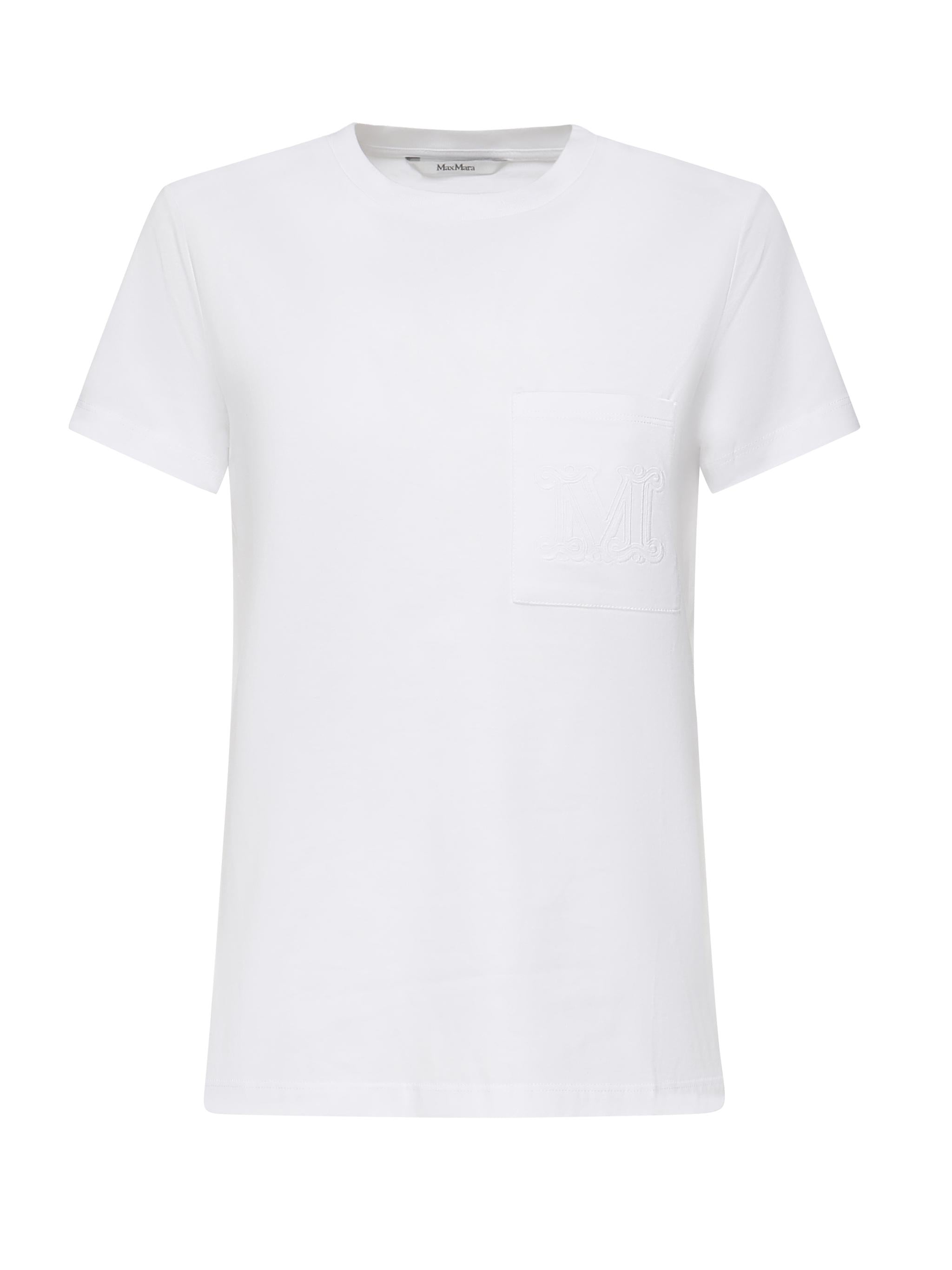 T-shirt in jersey di cotone 2511941032600 001 MAX MARA