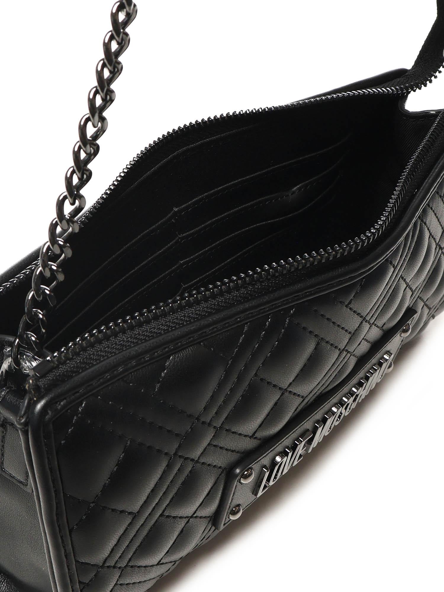 Borsa a spalla con logo JC4011PP1LLA0 00A LOVE MOSCHINO