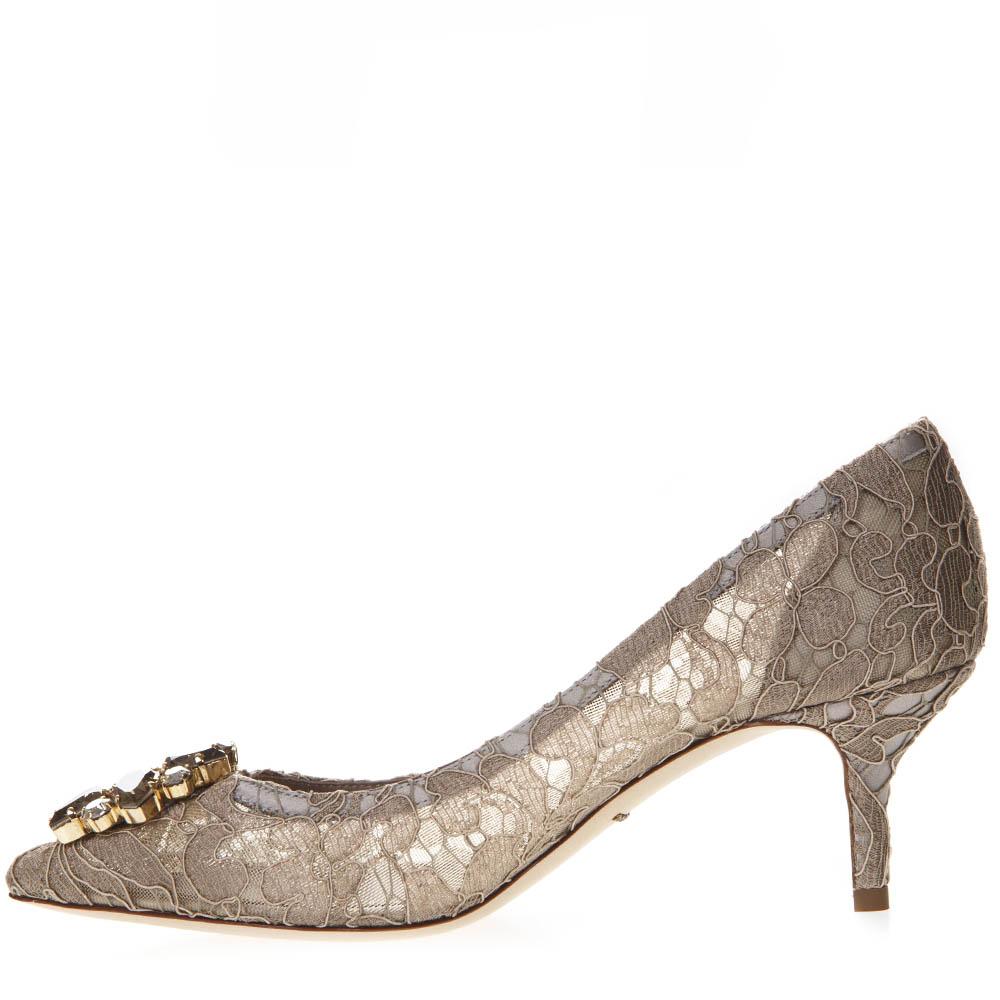 Décolleté Rainbow in pizzo con broche CD0066 AL19880703 DOLCE & GABBANA