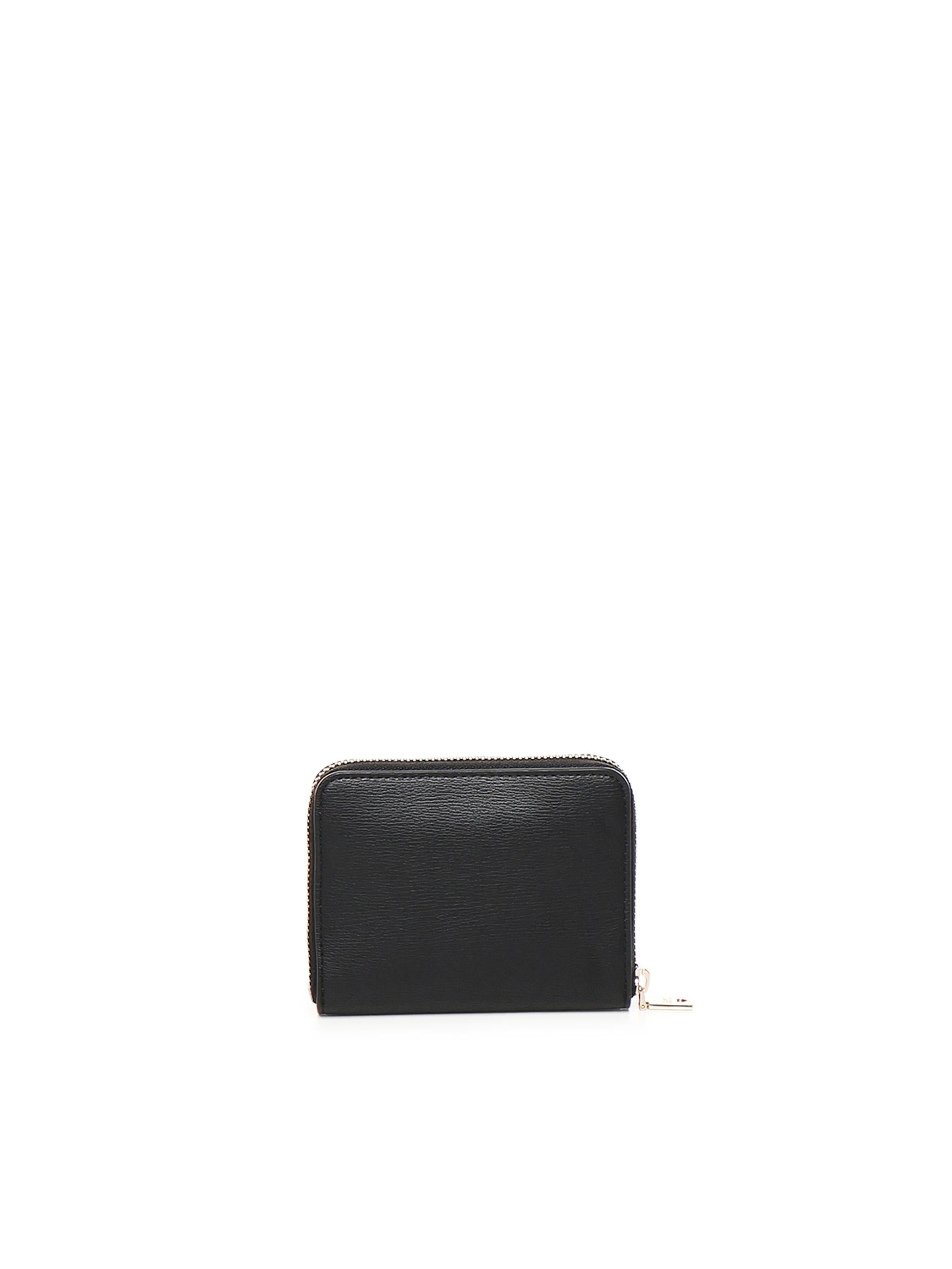 Portafoglio zip around con logo JC5702PP1MLD0 000 LOVE MOSCHINO