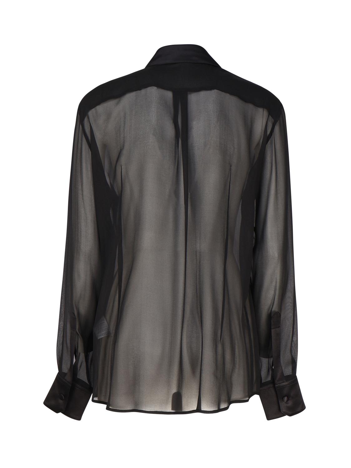 Camicia in chiffon di seta F5R42T FU1ATN0000 DOLCE & GABBANA
