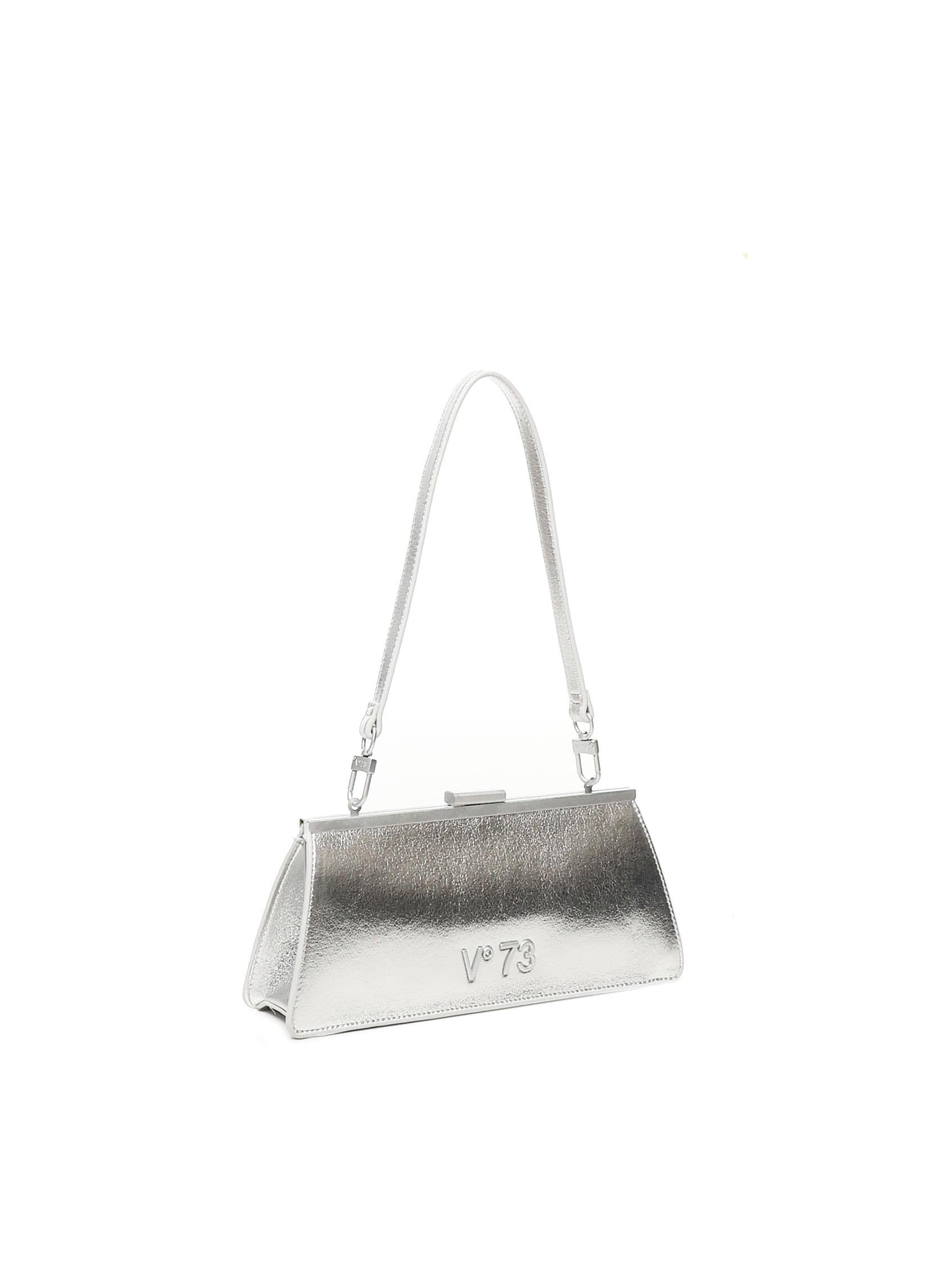 Clutch Crow Sports metallizzata 73BS7Q302 CROWARGENTO V° 73