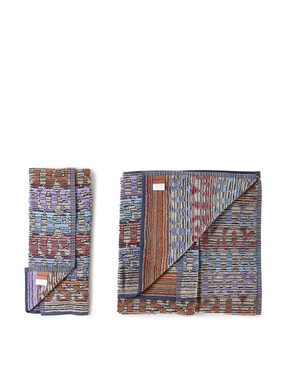Set da bagno con logo serigrafato 183SP99858 -149 MISSONI HOME