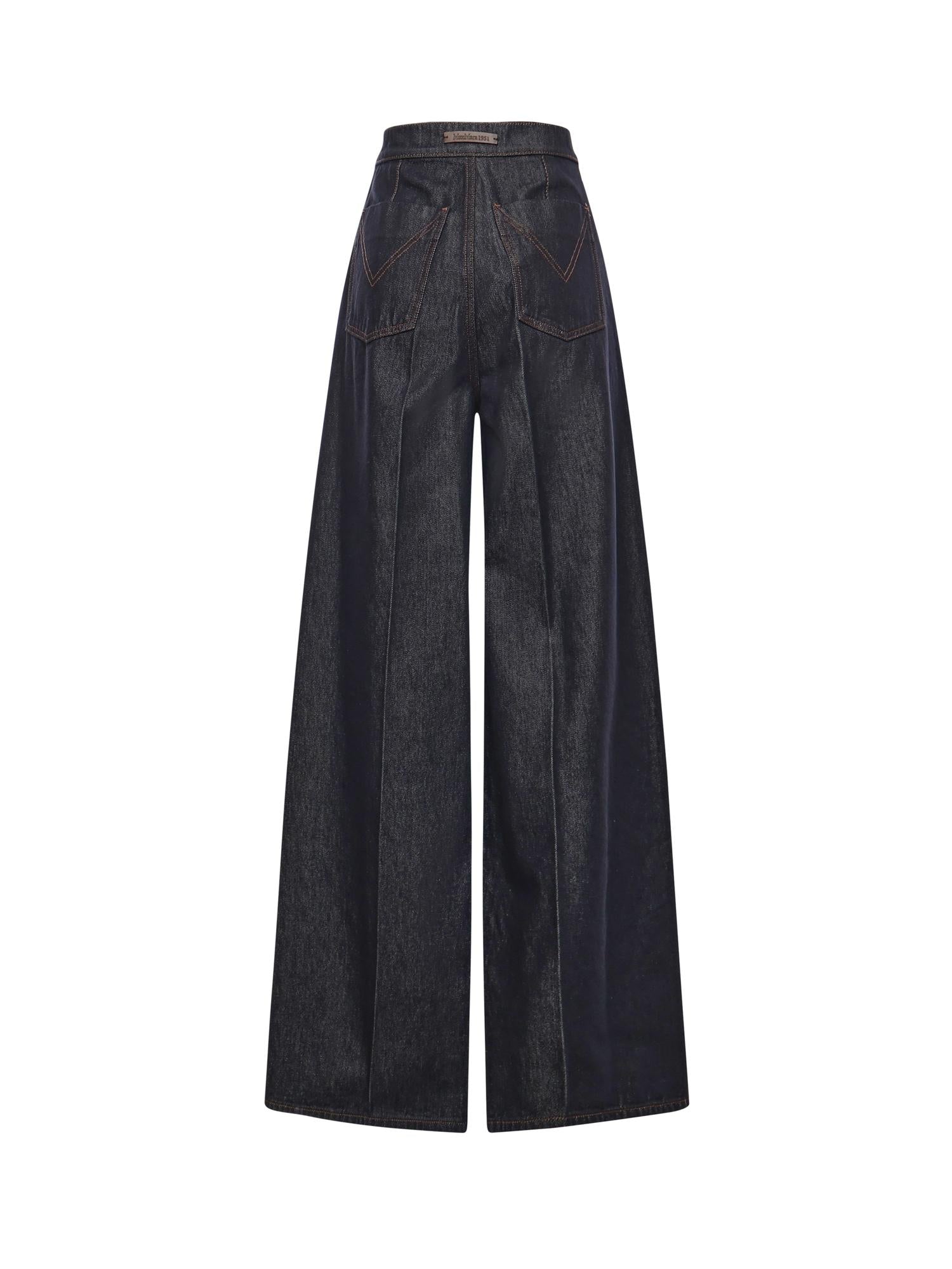 Jeans wide leg in denim 2521136102600 001 MAX MARA
