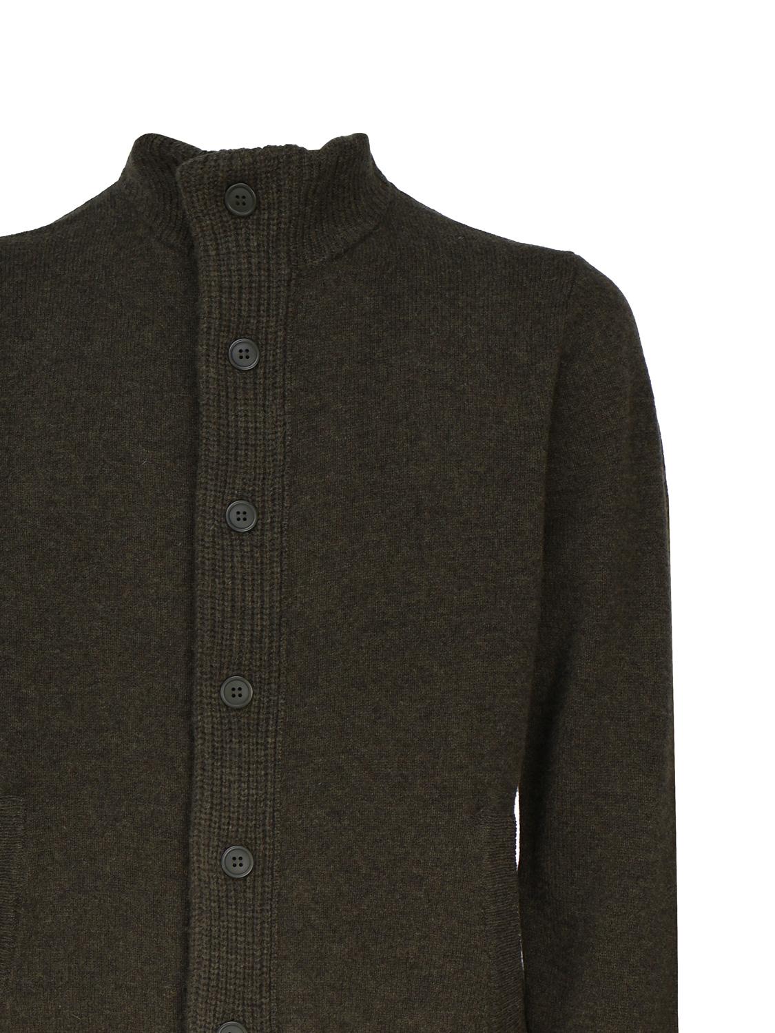 Maglione con zip Patch MKN0731 GN73 BARBOUR