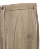 Pantaloni con coulisse in lana e cashmere H526Y04WHA 8586 LOEWE